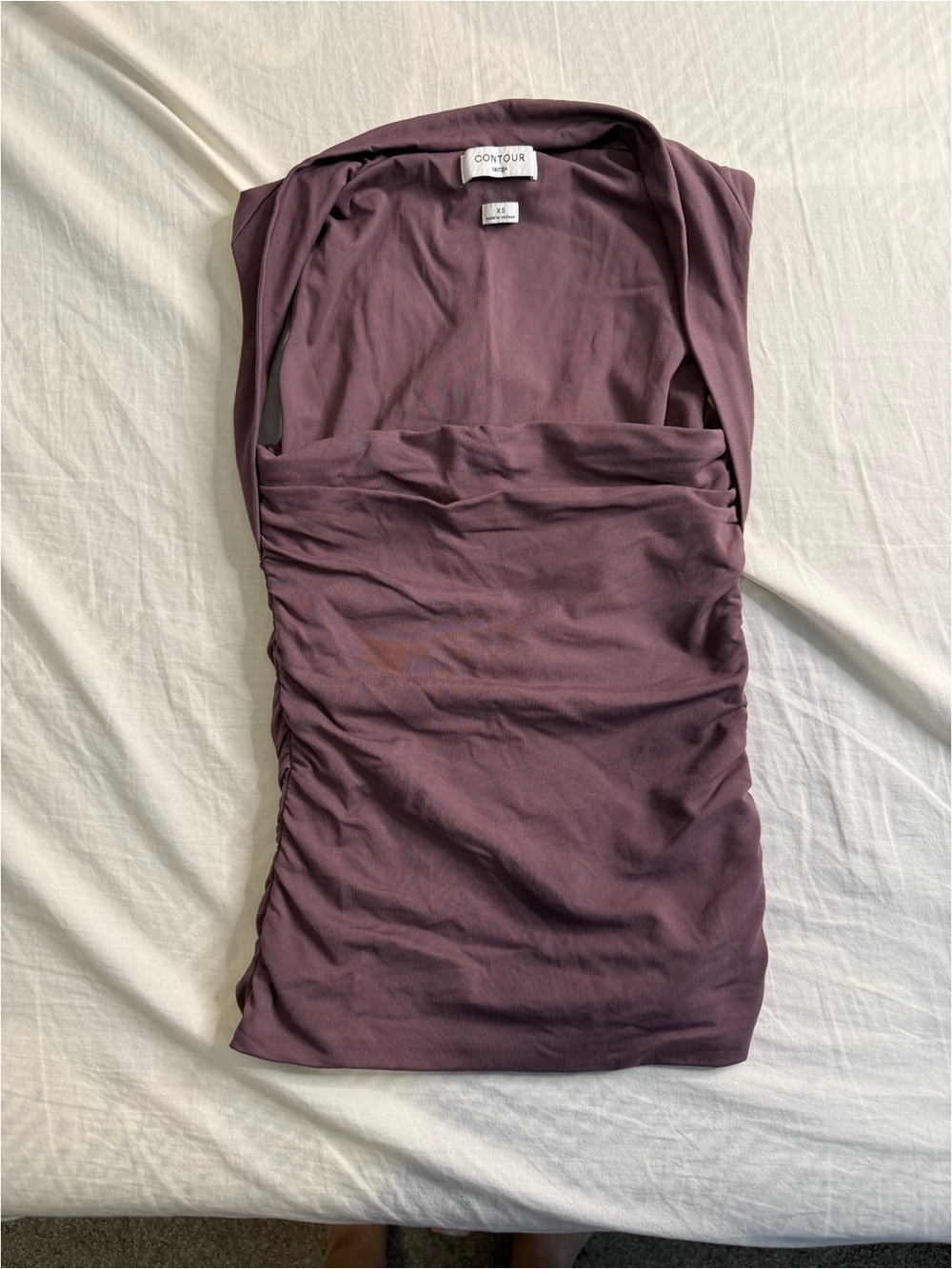 Women’s Ruched Plum Tank Top